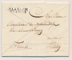 HAARLEM FRANCO - S Gravenhage 1828 - ...-1852 Prephilately