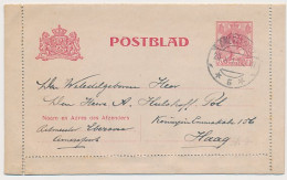 Postblad G. 14 Amersfoort - S Gravenhage 1917 - Ganzsachen