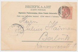 Trein Kleinrondstempel Amsterdam - Antwerpen D 1900 - Briefe U. Dokumente