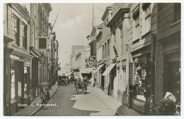 Prentbriefkaart Goes - Kerkstraat 1948 - Other & Unclassified