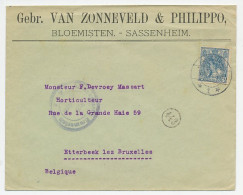 Firma Envelop Sassenheim 1917 - Bloemisten - Sin Clasificación