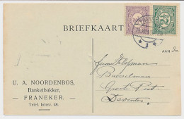 Firma Briefkaart Franeker 1916 - Banketbakker - Zonder Classificatie