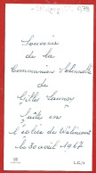 Walincourt (-Selvigny 59) 30-04-1967 Gilles Launoy Communion Solennelle 2scans Colombe Cierge - Devotion Images