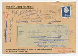 Bergen Op Zoom - Waspik 1969 - Geadresseerde Is Reizende -Retour - Zonder Classificatie