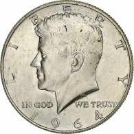 États-Unis, Half Dollar, Kennedy Half Dollar, 1964, U.S. Mint, Argent, SUP+ - 1964-…: Kennedy