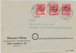 GERMANIA - BUSTA  - STORIA POSTALE - VIAGGIATA -1948 - Andere & Zonder Classificatie