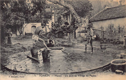 Viet-Nam - HANOÏ - Un Puit Au Village Du Papier - Ed. P. Dieulefils 71 - Viêt-Nam