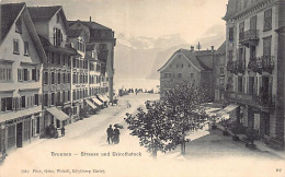 Schweiz - BRUNNEN (SZ) Strasse Und Urirosthstock - Verlag Wehrli 1610 - Andere & Zonder Classificatie
