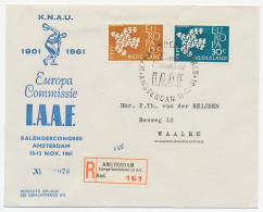 Registered Cover / Special R Label Netherlands 1961 I.A.A.F. - International Association Of Athletics Federations - Other & Unclassified