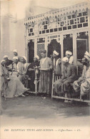 Egypt - Coffee House - Man Smoking Hookah - Egyptian Types & Scenes - Publ. Levy L.L. 199 - Sonstige & Ohne Zuordnung