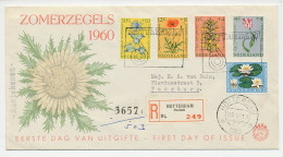 FDC / 1e Dag Em. Zomer 1960 - Aangetekend Rotterdam Floriade - Zonder Classificatie