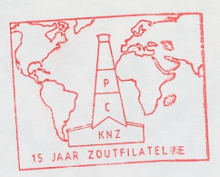 Meter Cover Netherlands 1983 Salt - Salt Derrick - World Map - Hengelo - Levensmiddelen