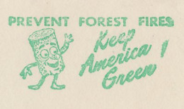 Meter Top Cut USA 1952 Prevent Forest Fires - Sapeurs-Pompiers