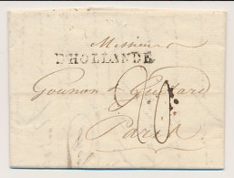 Amsterdam - Parijs Frankrijk 1797 - D Hollande - ...-1852 Préphilatélie