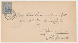 Trein Kleinrondstempel Venloo - Maastricht IV 1896 - Cartas & Documentos