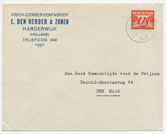 Firma Envelop Harderwijk 1942 - Vis Conservenfabriek - Ohne Zuordnung