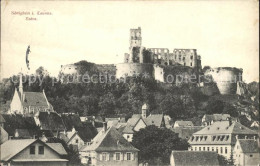 72117084 Koenigstein Taunus Blick Zur Burg Ruine Koenigstein - Königstein