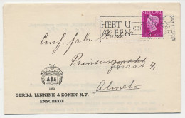 Firma Vouwbrief Enschede 1948 - Unclassified