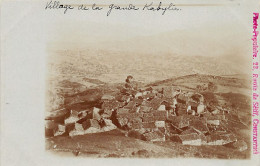 Algérie - Village De La Grande Kabylie - CARTE PHOTO - Ed. Photo-Populaire  - Other & Unclassified