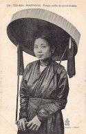 Viet Nam - HAIPHONG - Femme Coiffée Du Grand Chapeau - Ed. P. Dieulefils 230 - Vietnam