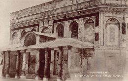 Palestine - JERUSALEM - Entrance Of The Omar Mosque - Publ. The Cairo Postcard Trust Série 805 No. 34 - Palästina