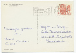 Postcard / Postmark Switzerland Golf - Otros & Sin Clasificación