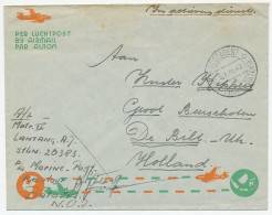 Postagent Rotterdam - Batavia (4) 1947 ( Troepenschip ) - Ohne Zuordnung