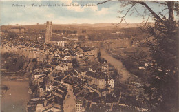 Fribourg (FR) Vue Générale Et Le Grand Pont Suspendu - Fribourg