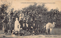 Algérie - L'Oasis Saharienne - Les Touaregs à Paris En 1909 - Jardin D'Acclimatation - Ed. Inconnu  - Hommes