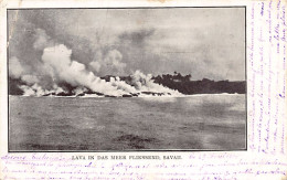 U.S. Samoa - Lava Flowing Into The Sea - Publ. Unknown  - Samoa Americana