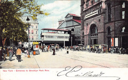 NEW YORK CITY - Entrance To Brooklyn Park Row - Publ. Unknown - Manhattan