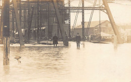 FINDLAY (OH) The 1913 Flood - Bridge On Blanchard River - REAL PHOTO - Andere & Zonder Classificatie