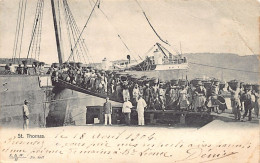 U.S. Virgin Islands - SAINT THOMAS - Women Coaling A Steamer - Publ. R. & W. 2447 - Jungferninseln, Amerik.