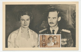 Maximum Card Luxembourg 1953 Royal House Luxembourg - Familles Royales