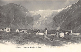 Chamonix-Mont-Blanc - Village Et Glacier Du Tour - Ed. Jullieu Frères J.J. - Chamonix-Mont-Blanc