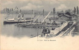 LE BOUVERET (VS) Le Port - Bateau Salon Winkelried - Sonstige & Ohne Zuordnung