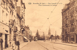 Belgique - LAEKEN (Bruxelles) Rue Léopold Ier Et Place Communale - Tram - Laeken