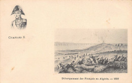 Algérie - Débarquement Des Français En Algérie - Charles X - 1830 - Ed. Inconnu  - Sonstige & Ohne Zuordnung