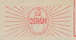 Meter Cover Deutsche Post / Germany 1948 Light Bulb - Osram - Electricité
