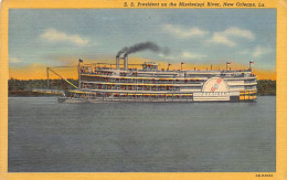 Usa - NEW ORLEANS (LA) S.S. President On The Mississippi River - Autres & Non Classés