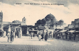 TUNIS - Place Bab Souika Et Mosquée Sidi Mahrez - Ed. Inconnu  - Tunisie