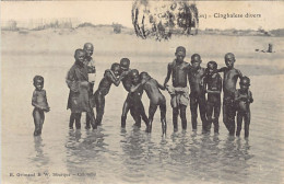 Sri Lanka - COLOMBO - Cinghalese Divers - Native Children - Publ. H. Grimaud & W. Sburque  - Sri Lanka (Ceilán)