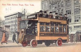 NEW YORK CITY - Bus 206 Riverside Drive & 5th Avenue - Publ. Success Postal Card Co. 1163 - Manhattan