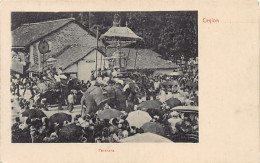 Sri Lanka - Perahara - Elephant Procession - Publ. Plâté & Co.  - Sri Lanka (Ceilán)