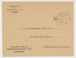 Treinblokstempel : Groningen - Zwolle L 1956 - Unclassified