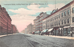 HOBOKEN (NJ) Washington Street, Looking South From Brook's Store - Otros & Sin Clasificación