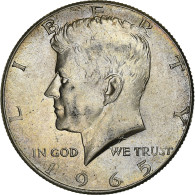 États-Unis, Half Dollar, Kennedy Half Dollar, 1965, U.S. Mint, Argent, TTB+ - 1964-…: Kennedy