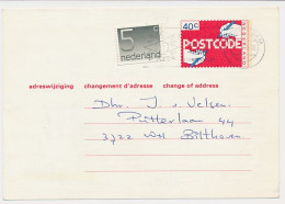 Verhuiskaart G. 44 Amsterdam - Bilthoven 1980 - Postal Stationery