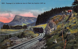 Vallée De Joux (VD) Passage Du Train - Cent De Vaulion - Ed. C.P.N. 830 - Otros & Sin Clasificación