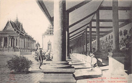Cambodge - PHNOM PENH - Pagode Royale - Galerie Intérieure - Ed. P. Dieulefils 1632 - Cambodja